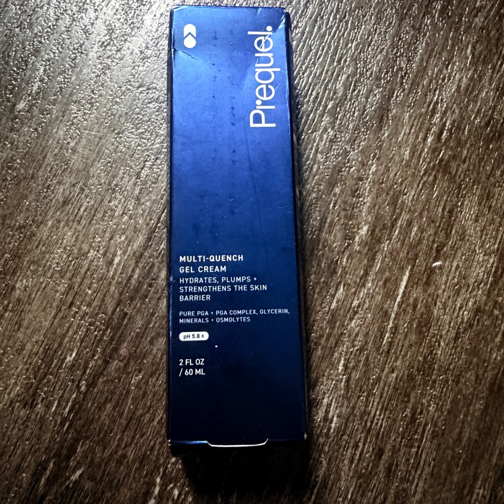 Prequel Multi-Quench Gel Cream 2oz Blue Polyglutamic Acid Plumping Hydrator